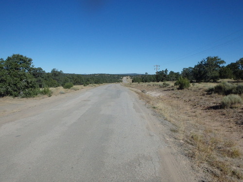 GDMBR: We're heading north on NM-603.